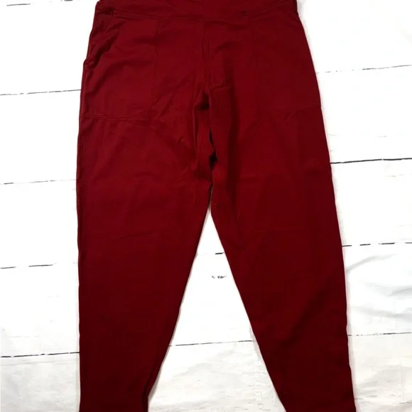 Women’s THE GYM PEOPLE brick High-Waisted Leggings - Picture 3 of 5